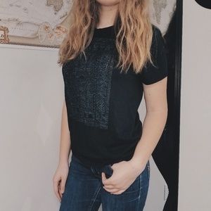 Black Hollister Logo T-Shirt